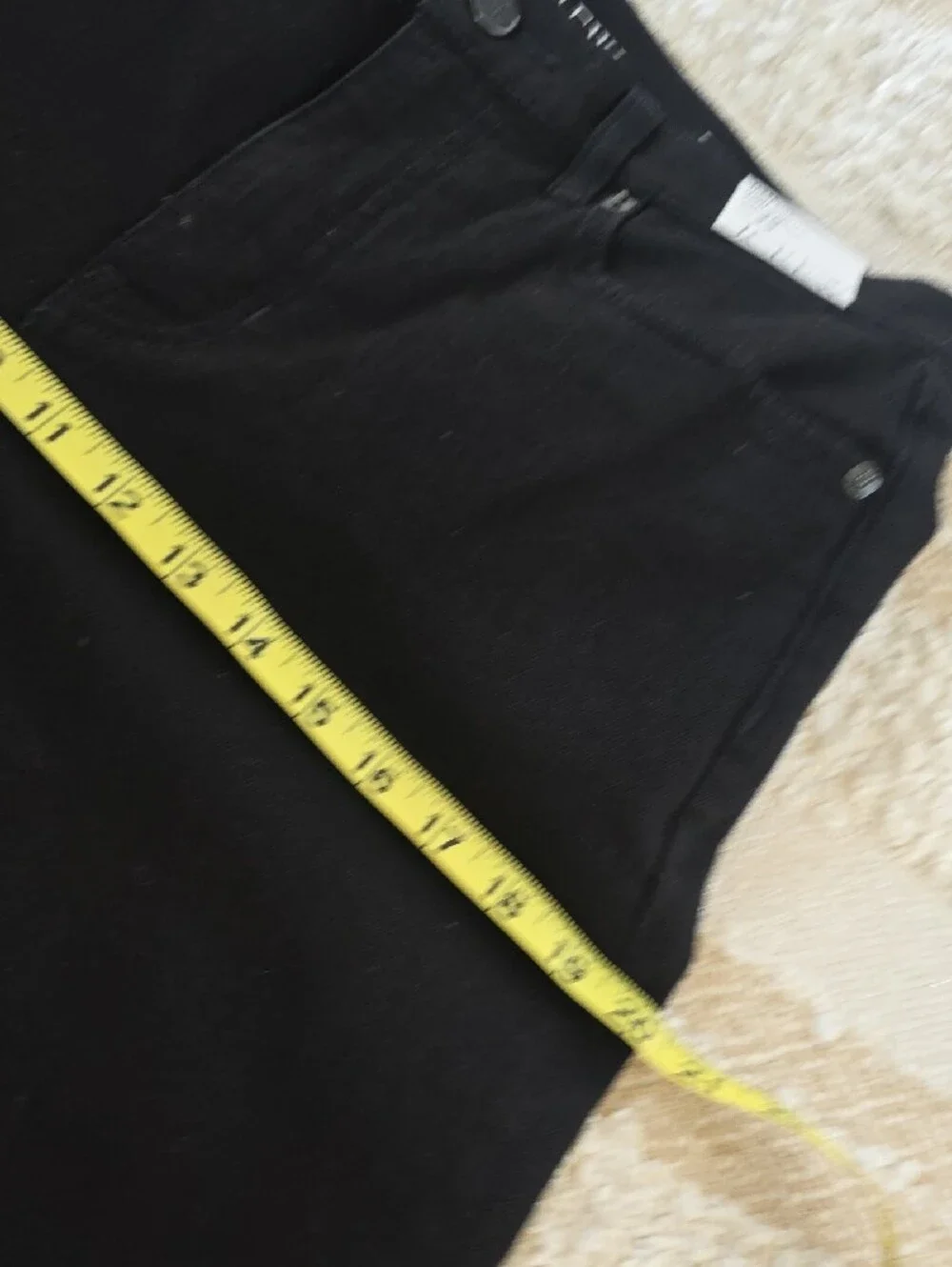 J. Crew Black Rinse Vintage Flare Wide-Leg Jeans Stretch Size 29